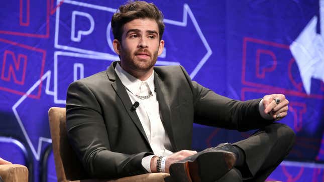 A photo of Hasan "Hasanabi" Piker at Politicon 2018 in Los Angeles in October of the same year.