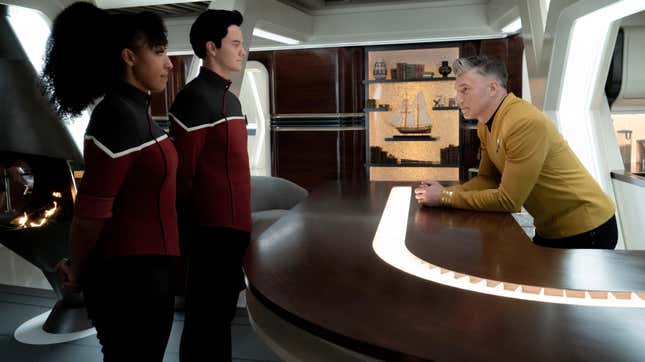 Tawny Newsome, Jack Quaid and Anson Mount appear in Star Trek: Strange New Worlds