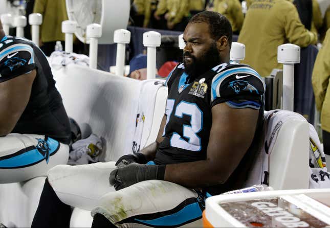Michael Oher claims his adoptive family misled him.