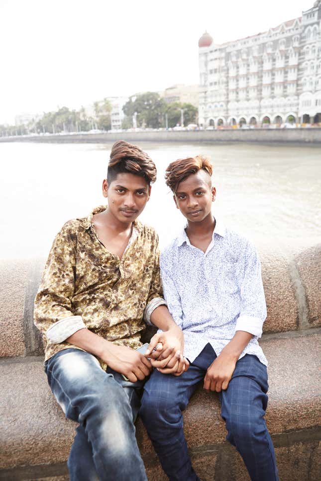 Image for article titled A photo series captures Indian men and their love for holding hands