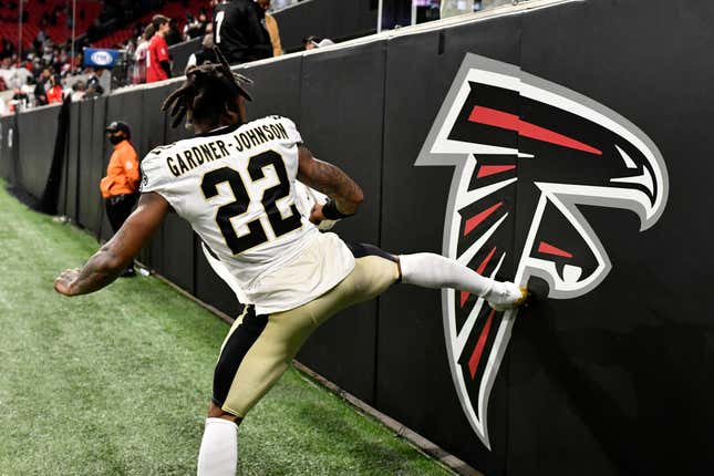 Falcons vs Saints NFL Games Template