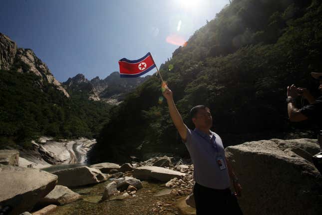 Image for article titled To fill its extravagant mountain resort with tourists, North Korea is offering to reunite families
