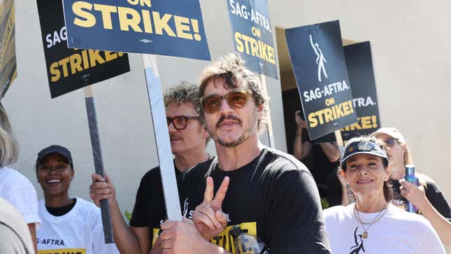 An actor on strike with SAG-AFTRA