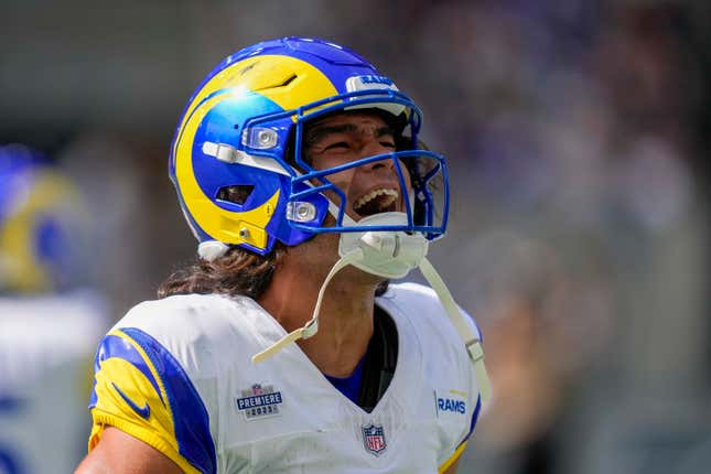 Rams rookie Puka Nacua has been putting in a star effort