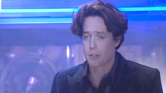 Hugh Grant as the Doctor in The Curse of Fatal Death