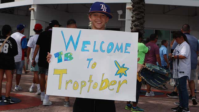 Tampa Bay Rays welcome lowest playoff attendance since 1919