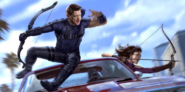 Imagen para el artículo titulado Hawkeye comienza con un vistazo al pasado, otro al futuro y una Kate Bishop que es lo mejor de la serie hasta ahora