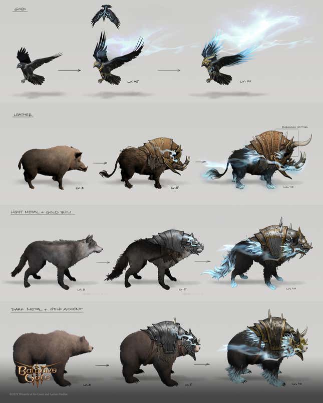 Imagen para el artículo titulado Deleita tus ojos con el tesoro del arte conceptual de Baldur’s Gate 3