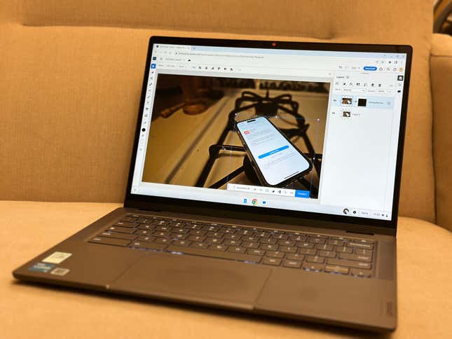 The Chromebook Plus can run Photoshop on the web, but then again, so can older Chromebooks.