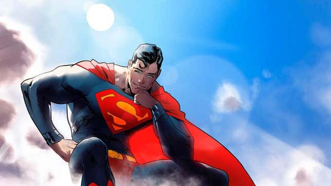 Artwork of Superman by DC Comics artist Jorge Jiménez.