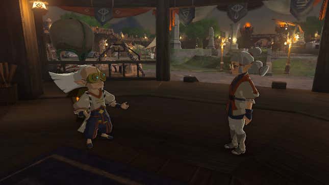 Josha and Robbie are seen talking.