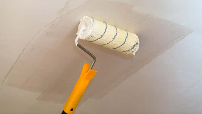 Image for article titled How to Paint a Ceiling Without Getting Paint Everywhere, Including on Yourself