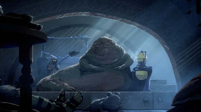 Jabba the Hutt palace Star Wars