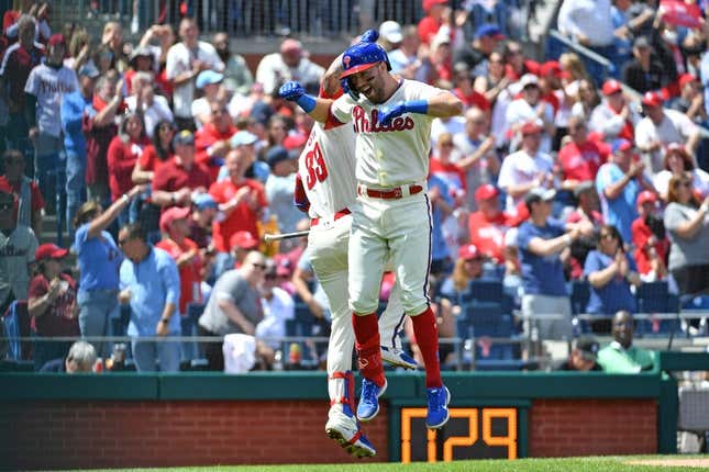 Edmundo Sosa's two-run double, 09/11/2023