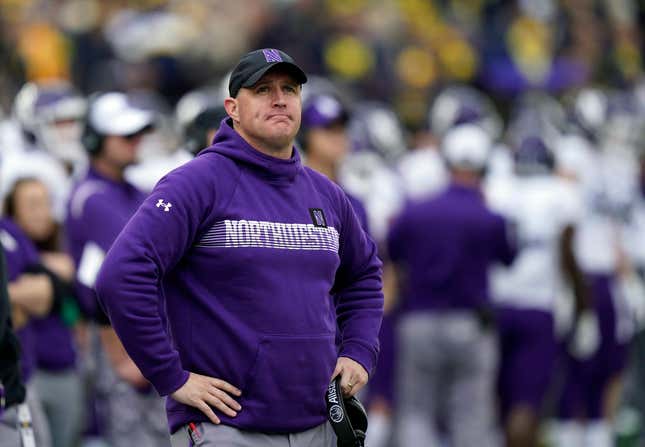 Pat Fitzgerald was fired as coach at Northwestern amid hazing, racism accusations.