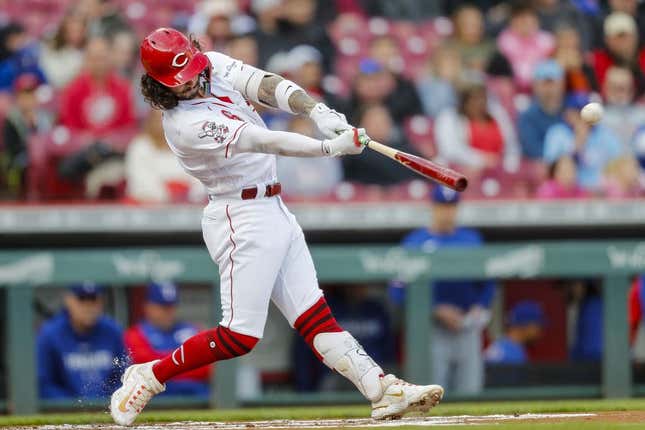 PHOTOS: Texas Rangers at Cincinnati Reds, April 24