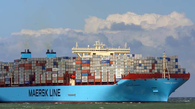 Image for article titled Danish Shipping Giant Maersk Has Ordered New Ocean Liners Which Have The Potential To Be Carbon Neutral