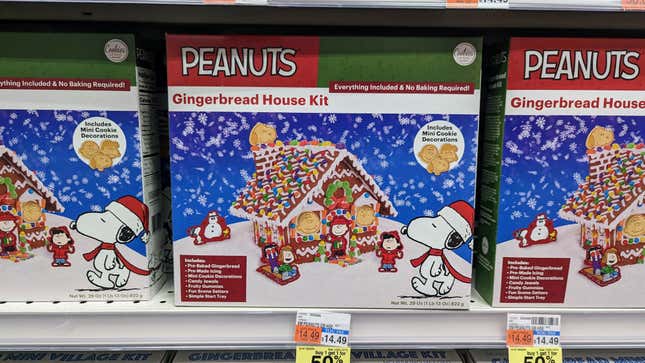 photo of gingerbread house kit