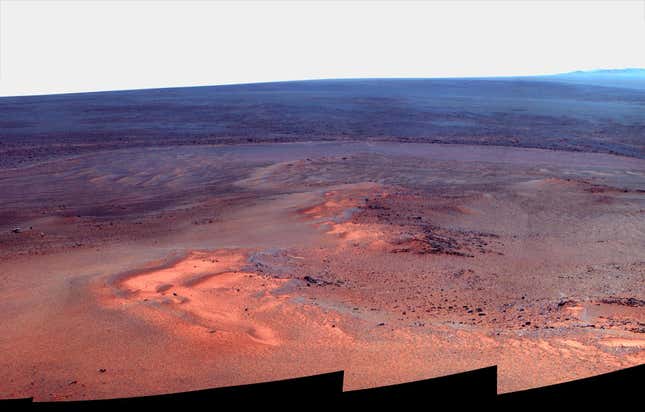 Image for article titled The NASA Opportunity Rover’s incredible visions of Mars