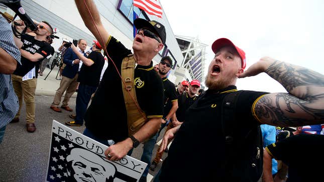 Image for article titled Proud Boys React To Harsh Sentences For Capitol Riots