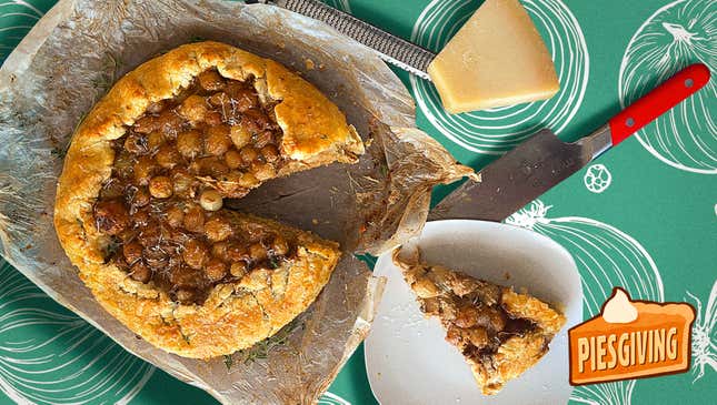 Creamed Onion Crostata