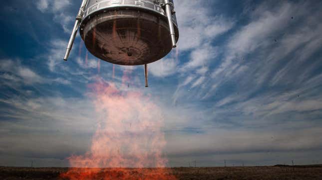 Stoke Space’s Hopper2 during its test on September 17, 2023.