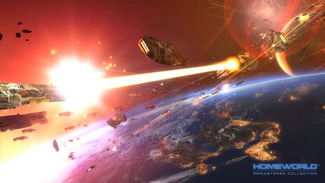 Imagen para el artículo titulado Ya puedes conseguir gratis Homeworld, uno de los mejores juegos espaciales de la historia