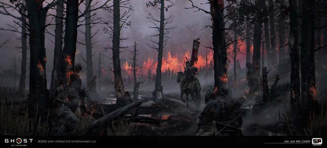 Image for article titled The Art Of Ghost Of Tsushima
