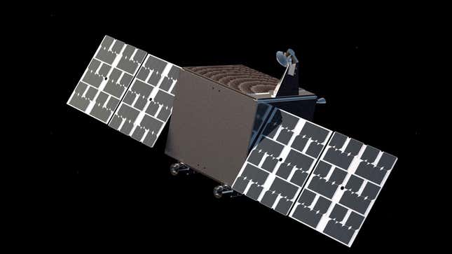 The OrbAstro ORB-50 satellite platform will host a variety of instruments needed to evaluate the target asteroid from a distance. 