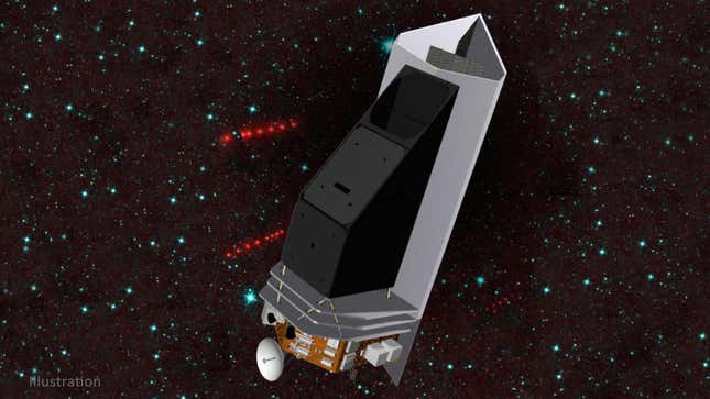 An illustration of the Near Earth Object Surveyor, which is scheduled for launch in June 2028.