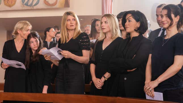 Anne-Marie Duff, Saise Quinn, Sharon Horgan, Eva Birthistle, Sarah Greene, and Eve Hewson in Bad Sisters