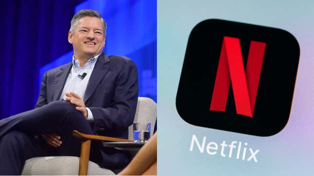 Netflix co-CEO Ted Sarandos says: “We’re not anti-sports, we’re just pro-profit.”