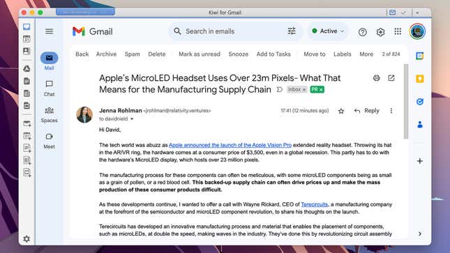 Image for article titled These Are the Best Desktop Apps for Gmail