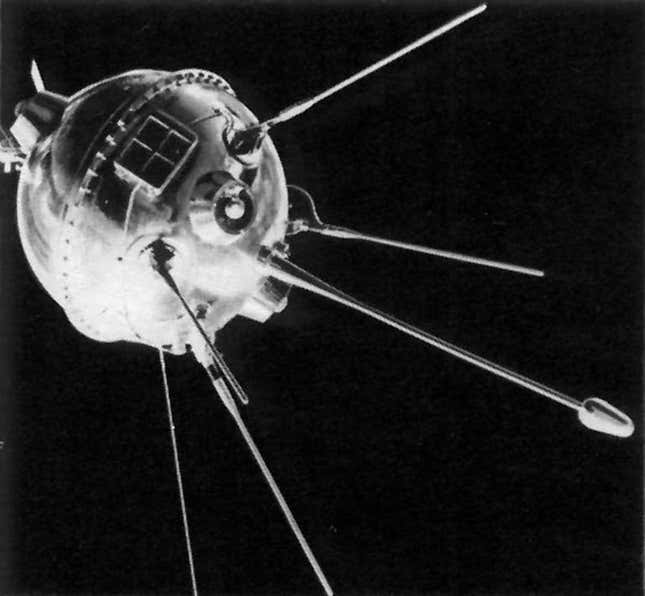 The Ye-1 series of Soviet lunar probes. 