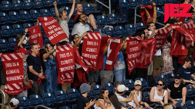 There's Nothing More American Than Baseball & Begging Elected Officials to Care About Climate Change