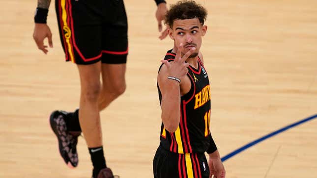 It's still f— Trae Young': Hawks star is No. 1 villain of Knicks fans, but  he's battled skeptics all of his life - The Athletic