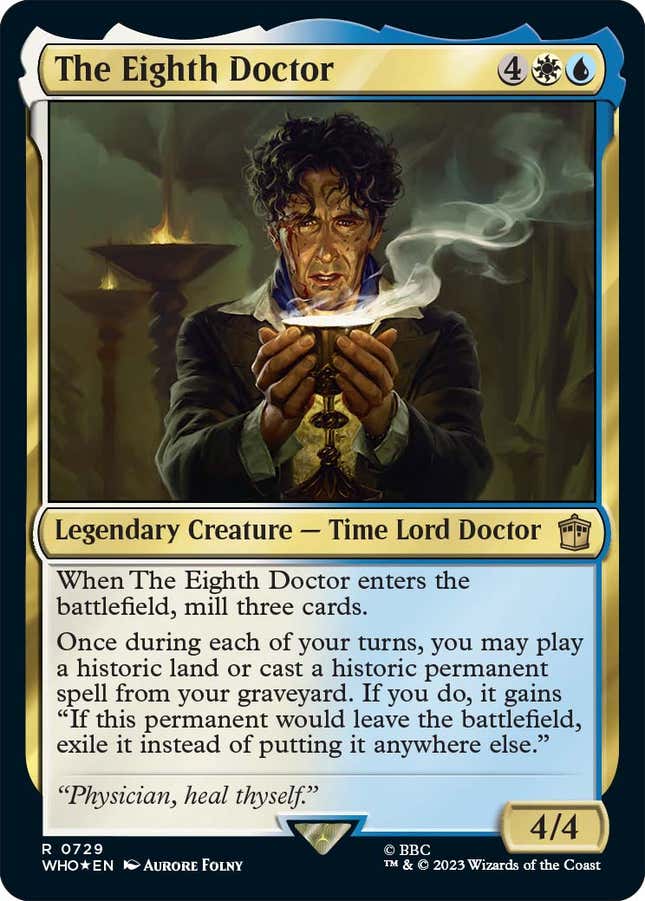 Image for article titled Magic The Gathering's Doctor Who Crossover Is a Cavalcade of Classic Heroes and Villains