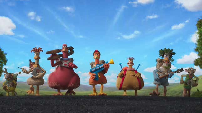 Imagen para el artículo titulado El primer tráiler completo de Chicken Run 2 establece una misión imposible para Chicken Run