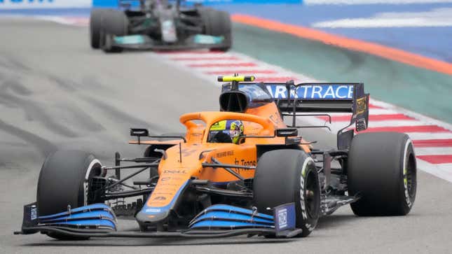 Image for article titled Lando Norris Really Fucked That One Up