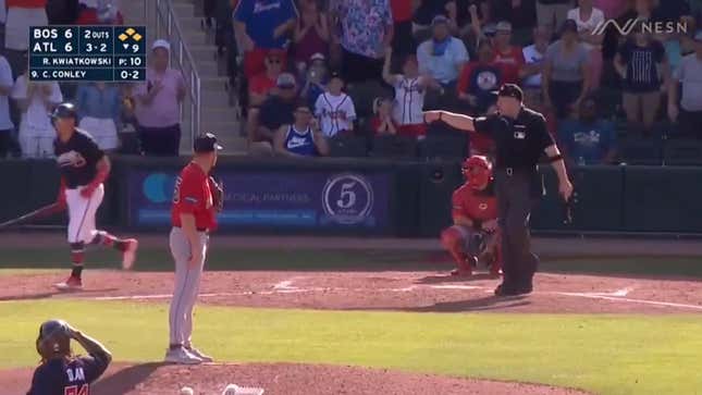 Braves-Red Sox game ends in a tie due to new MLB pitch clock rules 