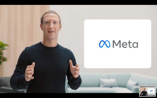 Image for article titled Daily Brief:FBの新社名は「メタ」