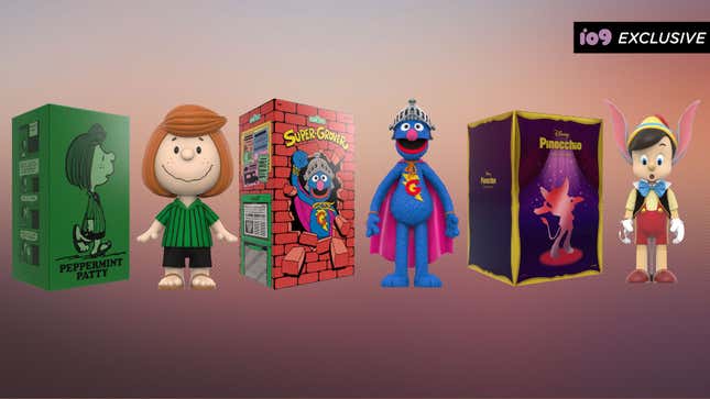 Super 7 SuperSize Peppermint Patty, Grover, Pinocchio