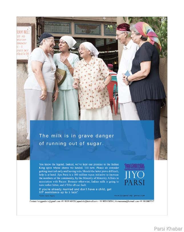 Image for article titled India is begging this ethnic group to go forth and multiply—but they aren’t amused