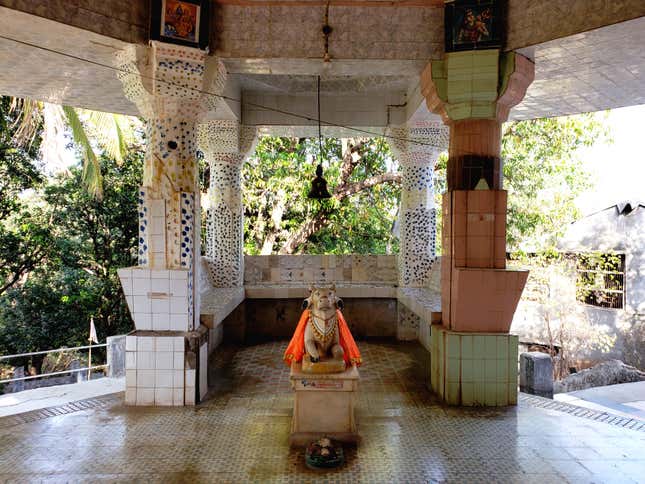 The Shiva temple in Banej.
