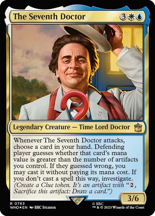 Image for article titled Magic The Gathering's Doctor Who Crossover Is a Cavalcade of Classic Heroes and Villains