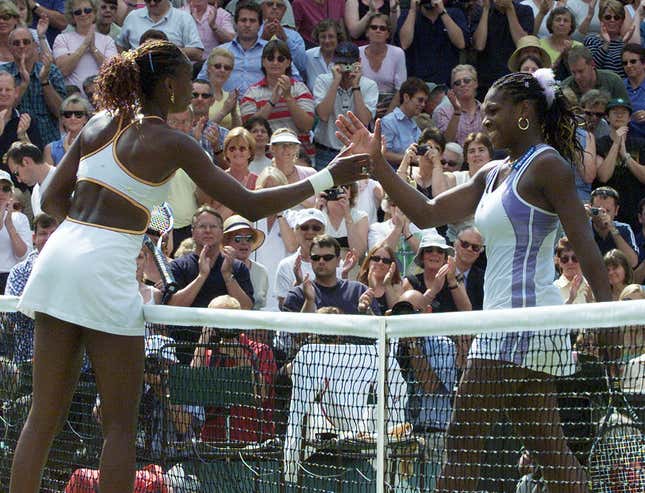 Image for article titled Two decades of the Williams sisters meeting across a tennis net, in photos