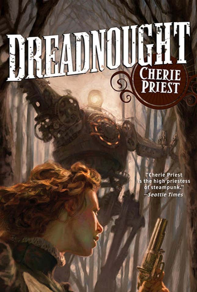 The cover to Dreadnought by Cherie Priest