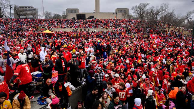 Scenes from the Kansas City Chiefs' Super Bowl 57 parade