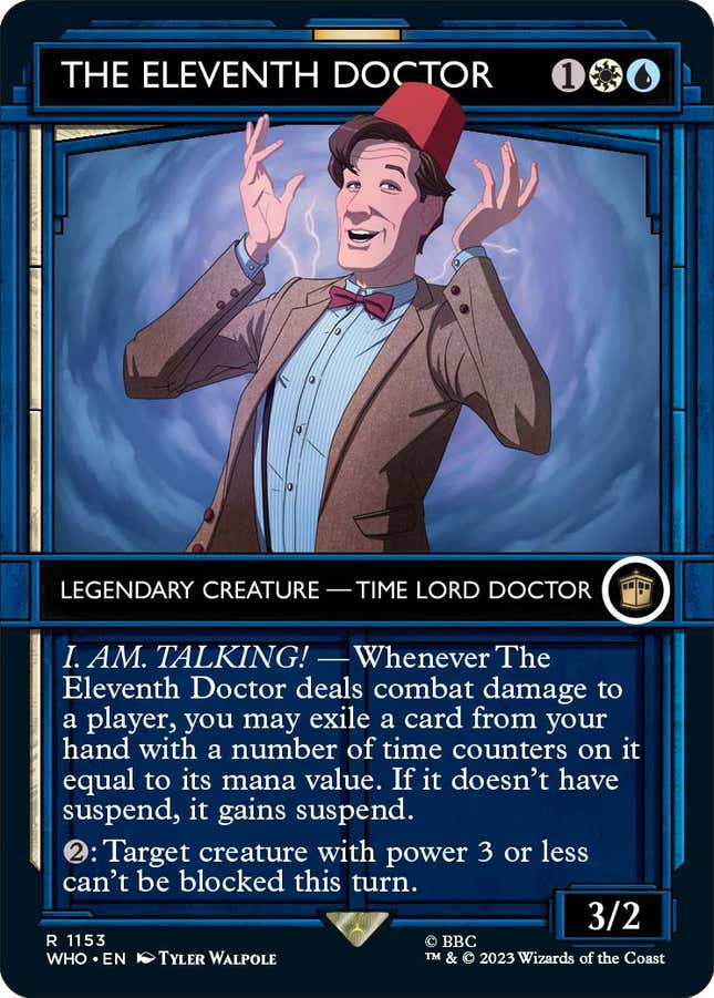 Image for article titled Magic The Gathering's Doctor Who Crossover Is a Cavalcade of Classic Heroes and Villains