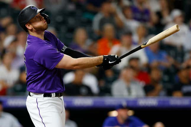 C.J. Cron hits 504-foot home run at Coors Field